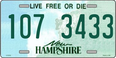 NH license plate 1073433