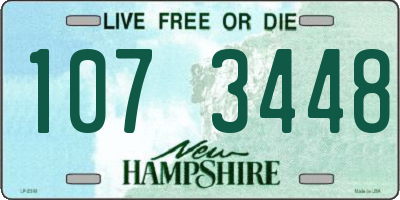 NH license plate 1073448