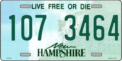 NH license plate 1073464