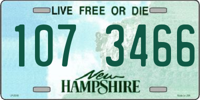 NH license plate 1073466