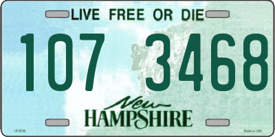 NH license plate 1073468