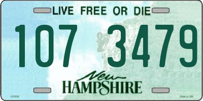 NH license plate 1073479