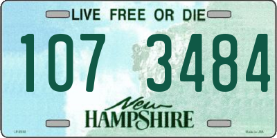 NH license plate 1073484