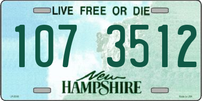 NH license plate 1073512