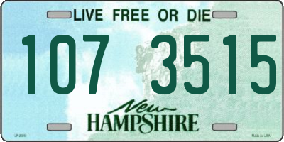 NH license plate 1073515