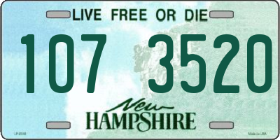 NH license plate 1073520