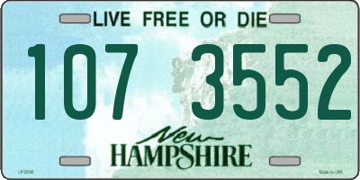 NH license plate 1073552