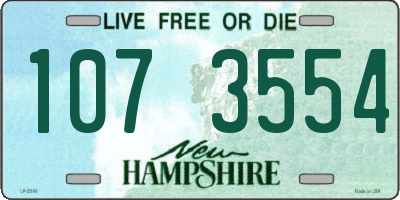 NH license plate 1073554