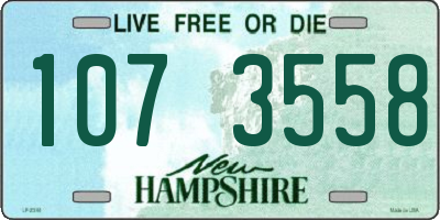NH license plate 1073558