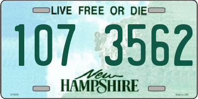 NH license plate 1073562