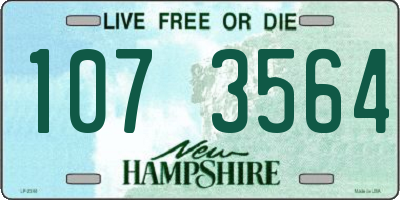 NH license plate 1073564