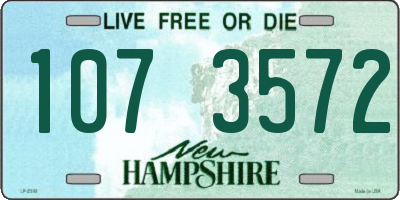 NH license plate 1073572