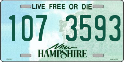 NH license plate 1073593