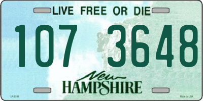 NH license plate 1073648