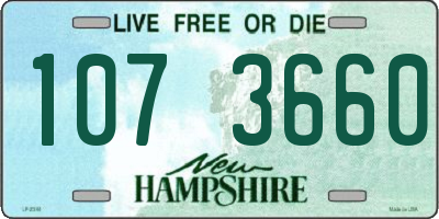 NH license plate 1073660