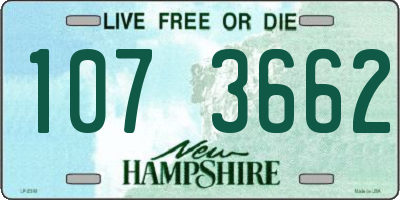 NH license plate 1073662