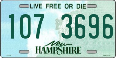 NH license plate 1073696