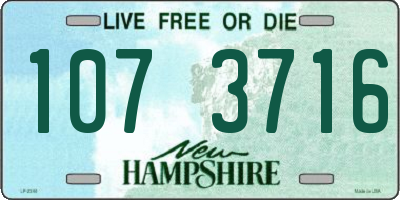 NH license plate 1073716