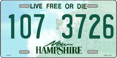 NH license plate 1073726