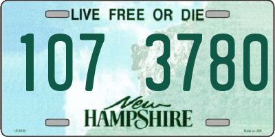 NH license plate 1073780