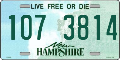 NH license plate 1073814