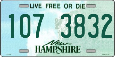 NH license plate 1073832
