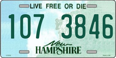 NH license plate 1073846