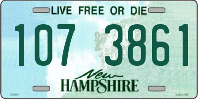 NH license plate 1073861