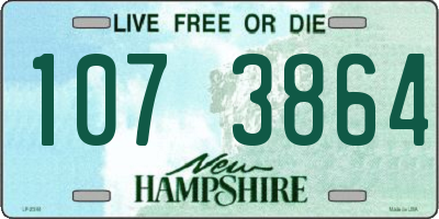 NH license plate 1073864