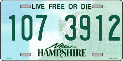 NH license plate 1073912