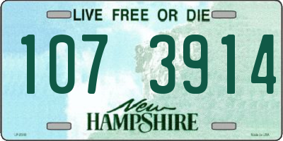NH license plate 1073914