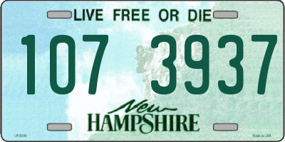 NH license plate 1073937