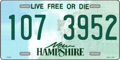 NH license plate 1073952