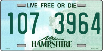 NH license plate 1073964