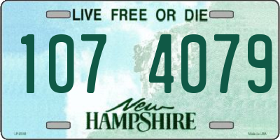 NH license plate 1074079