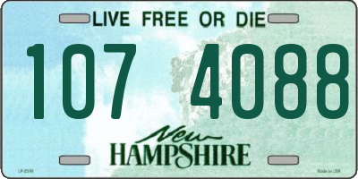 NH license plate 1074088