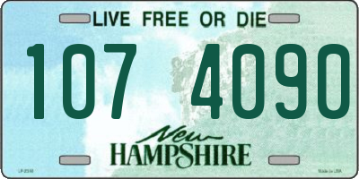 NH license plate 1074090