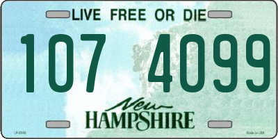 NH license plate 1074099
