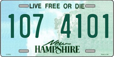 NH license plate 1074101