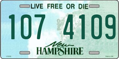 NH license plate 1074109