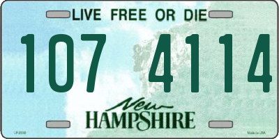 NH license plate 1074114