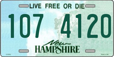 NH license plate 1074120