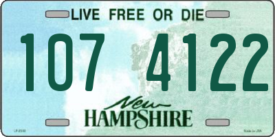 NH license plate 1074122