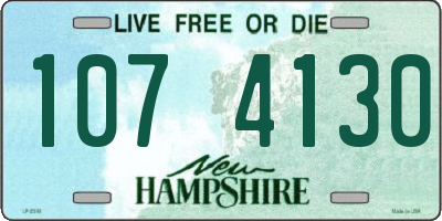 NH license plate 1074130