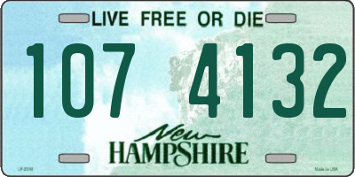NH license plate 1074132