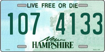 NH license plate 1074133