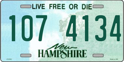 NH license plate 1074134