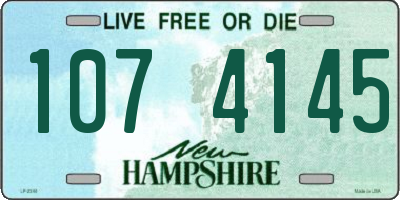 NH license plate 1074145