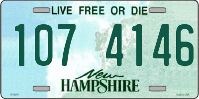 NH license plate 1074146