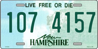 NH license plate 1074157